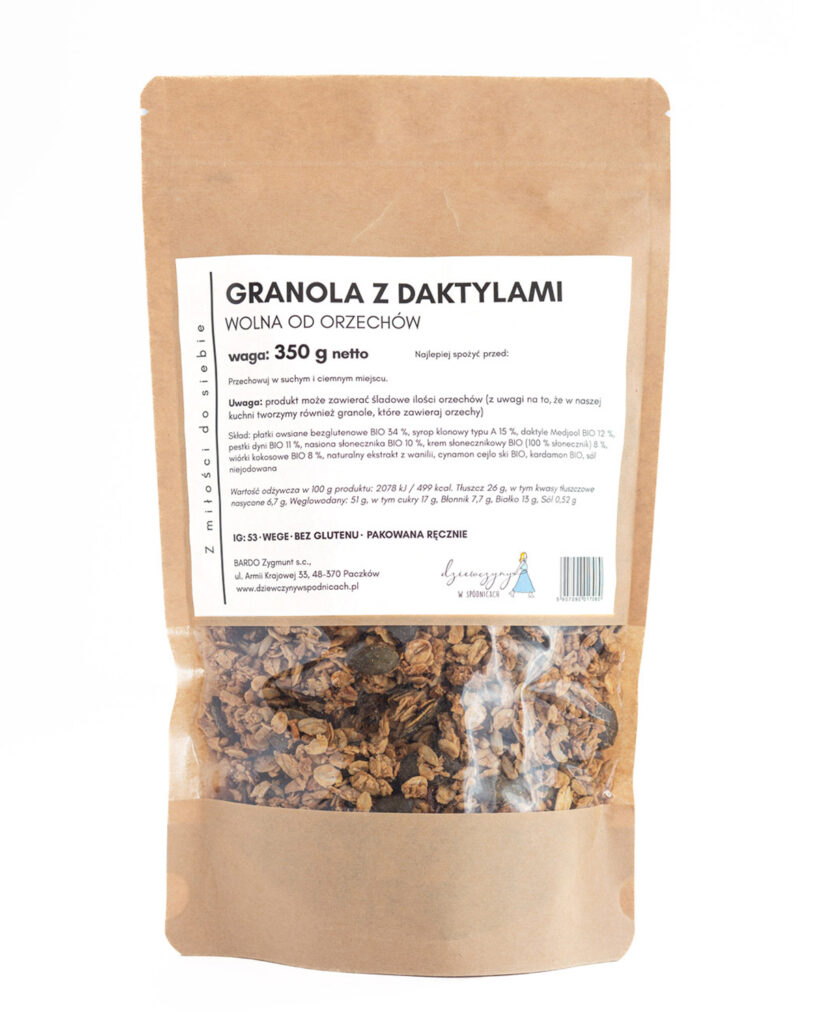 Domowa granola bez cukru i bez glutenu - Dziewczyny w Spódnicach
